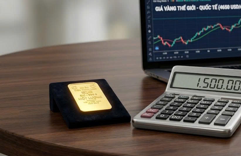 Biến Động Hiếm Gặp: Giá Mua Vàng Miếng Trong Nước Rẻ Hơn Thế Giới 1,5 Triệu Đồng