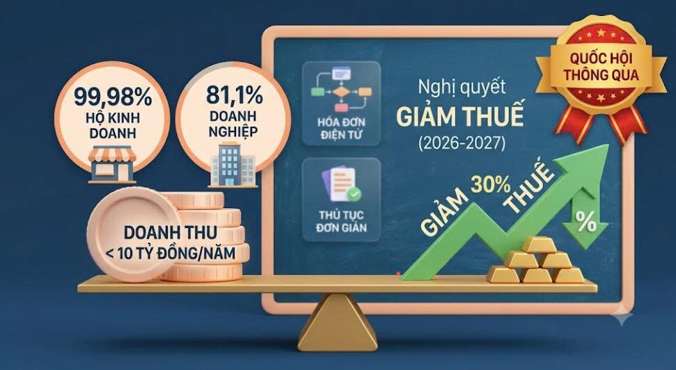 Tiêu điểm: Hơn 99% hộ kinh doanh có thể được giảm 30% thuế nếu doanh thu dưới 10 tỷ đồng