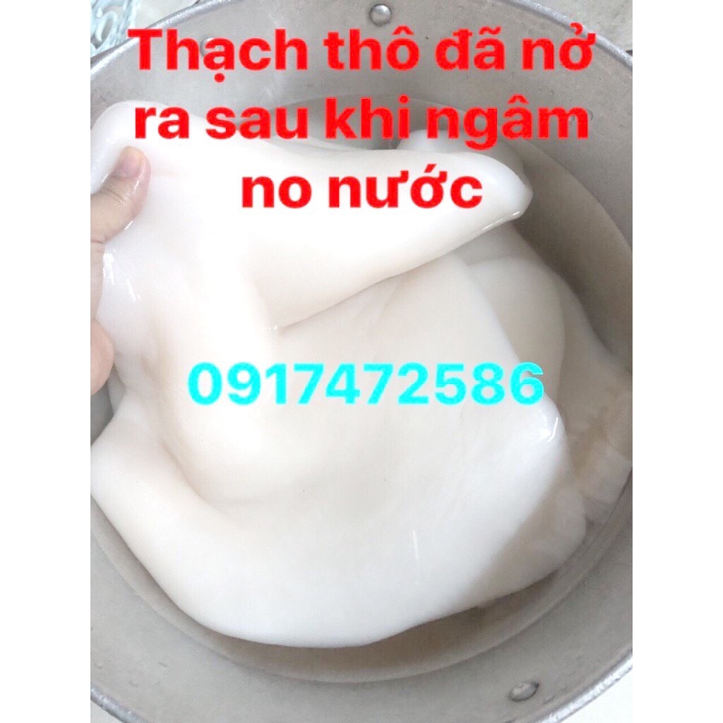 Thạch Dừa Trứng Đánh Lờ Bóng Mực Lá, Thạch Dừa Câu Mực Lá, Thạch Dừa Nguyên