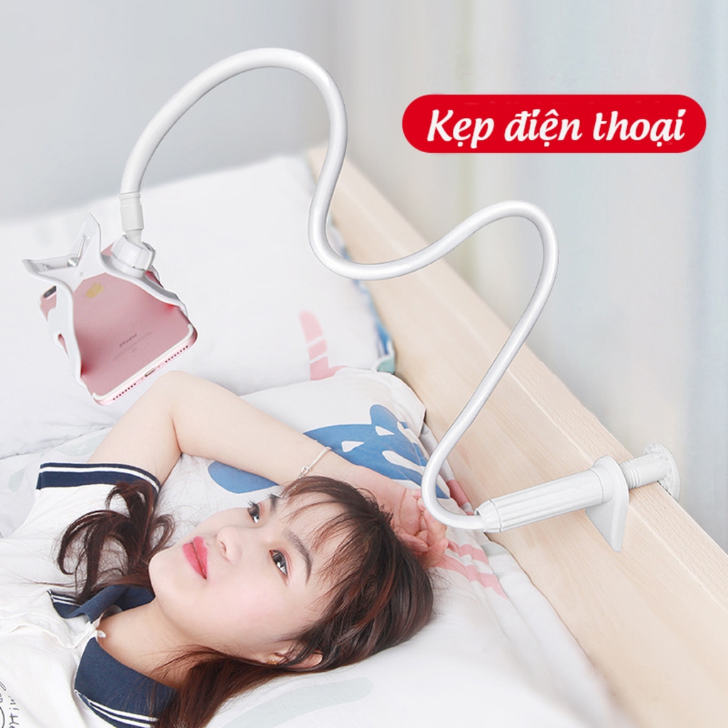 Giá đỡ kẹp điện thoại đuôi khỉ đa năng xoay 360 độ