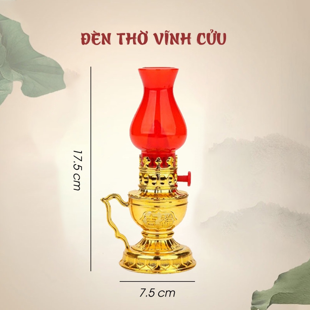 Đèn thờ vĩnh cửu, sử dụng pin, thiết kế hài hòa