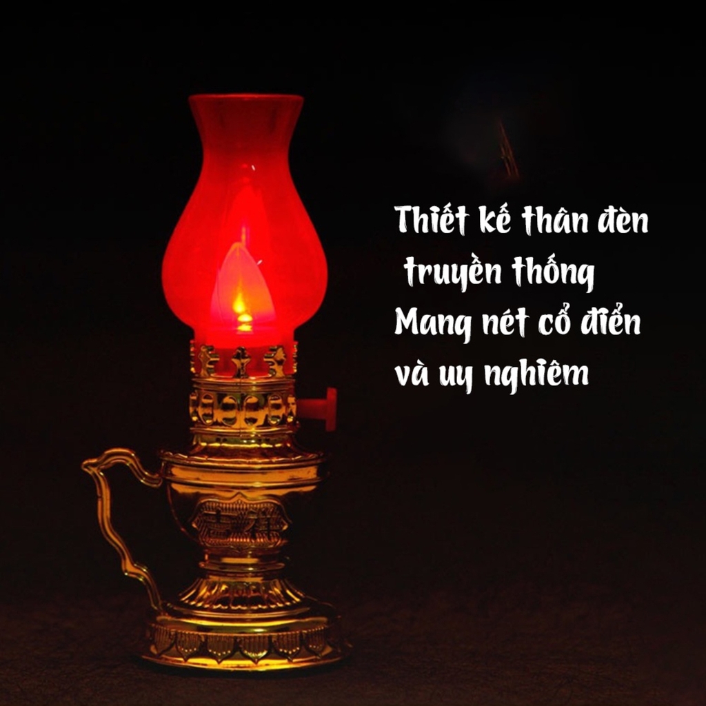 Đèn thờ vĩnh cửu, sử dụng pin, thiết kế hài hòa