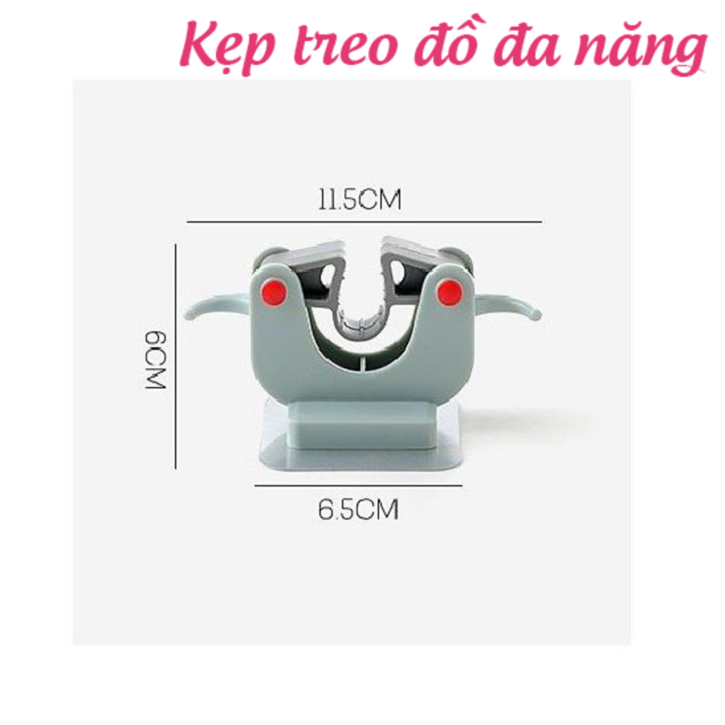 Kẹp treo đồ đa năng, thiết kế sáng tạo, chịu lực