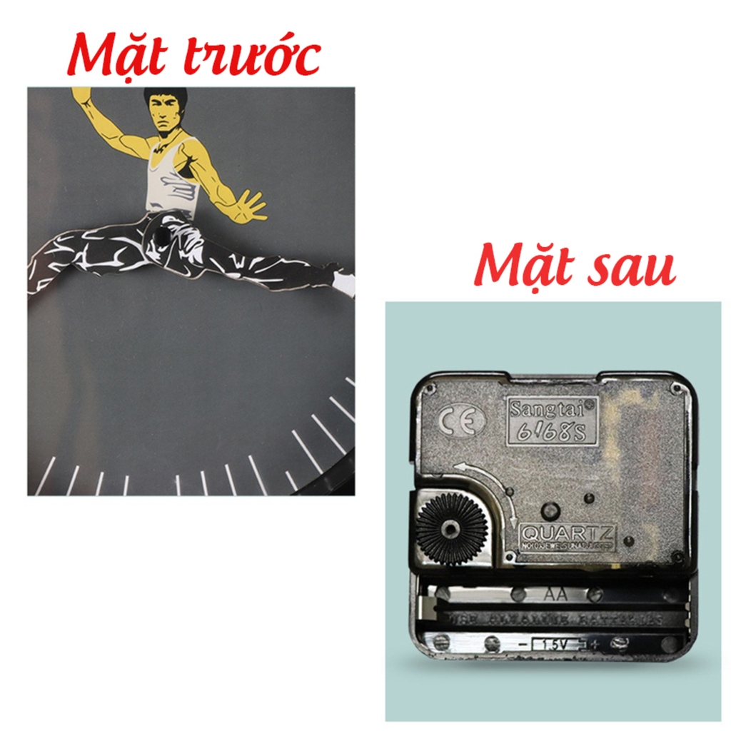 Đồng hồ treo tường Lý Tiểu Long