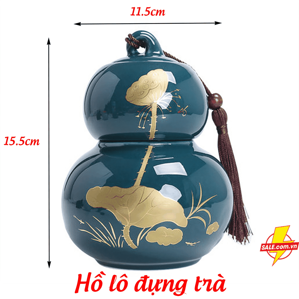 Hồ lô đựng trà, nắp đậy siêu khít, độc đáo và sáng tạo