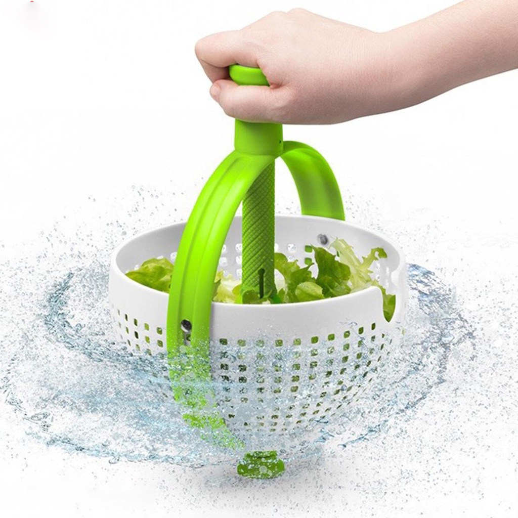 Rổ quay rau ly tâm, vắt sạch nước, làm ráo nước rau củ quả