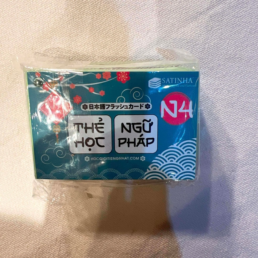 Thẻ Flashcard Học Ngữ Pháp  N4 – Minna No Nihongo N4 (Tái Bản Mới Nhất)