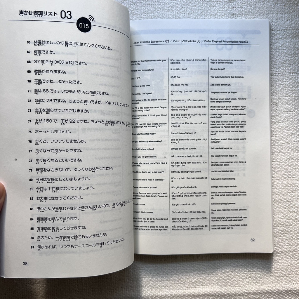 Kaigo no Nihongo Shadowing Koekake