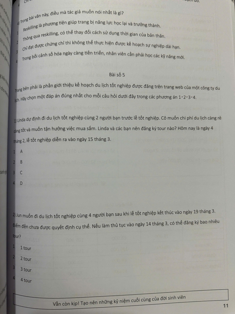 Nihongo Pawa doriru N1 Dokkai- Có dịch tiếng Việt