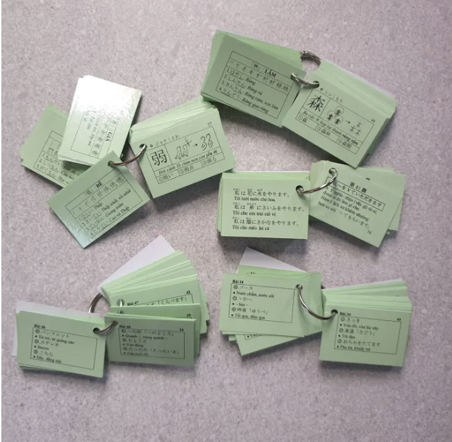 Flashcard từ vựng N3 Mimikara oboeru - thẻ học tiếng Nhật