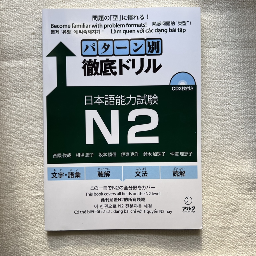 Luyện Thi N2 Patan Betsu Tettei Doriru N2