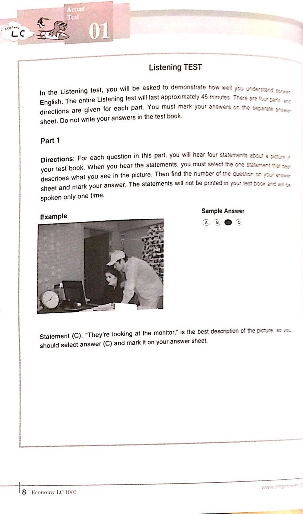 Economy TOEIC LC1000 Vol 2 (Kèm CD)