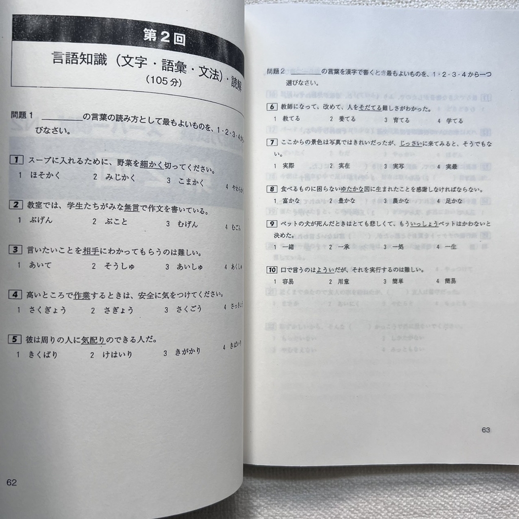 Nihongo nouryokushiken Supa moshi N2- Đề thi tổng hợp cấp độ N2