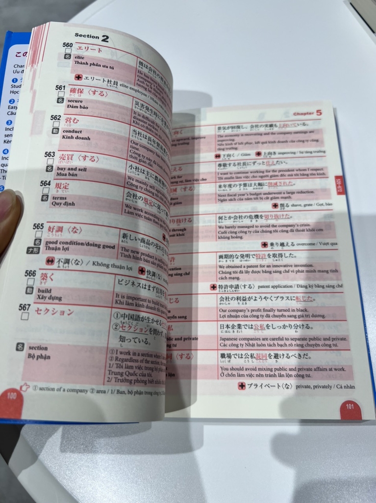 3000 Từ Vựng N1 ( sách màu có tấm thẻ đỏ )