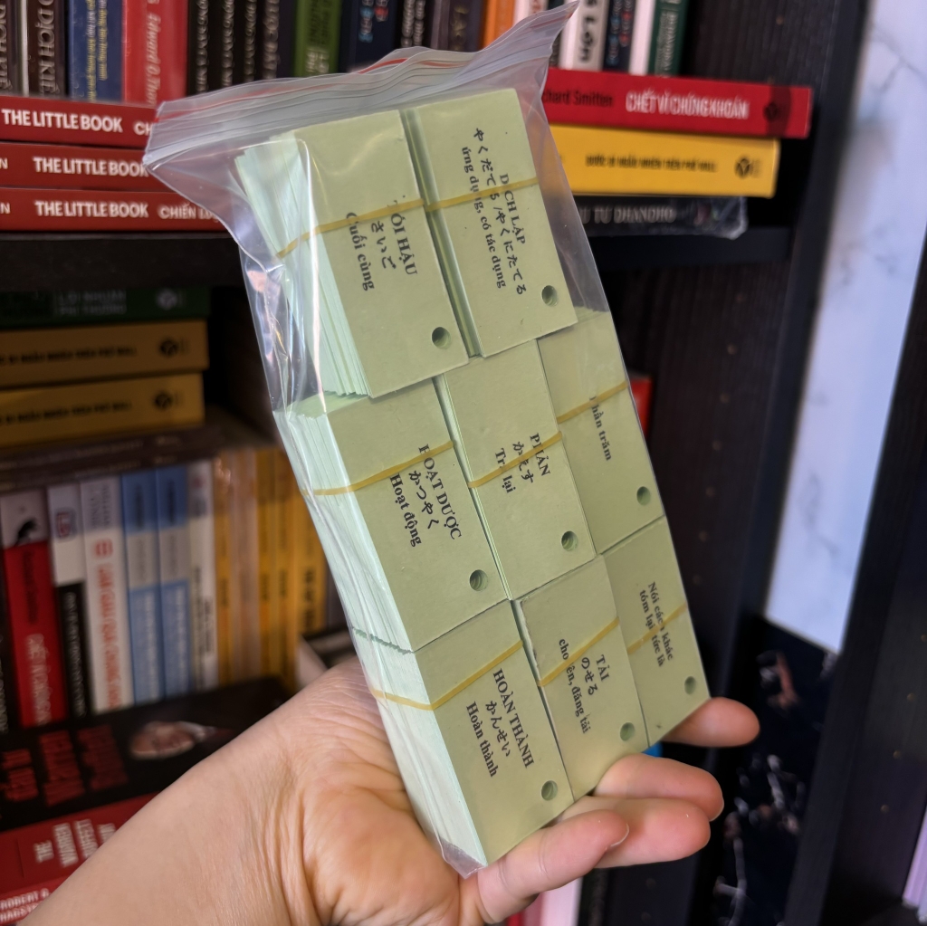 Thẻ Flashcard mimikara oboeru N3 cắt sẵn