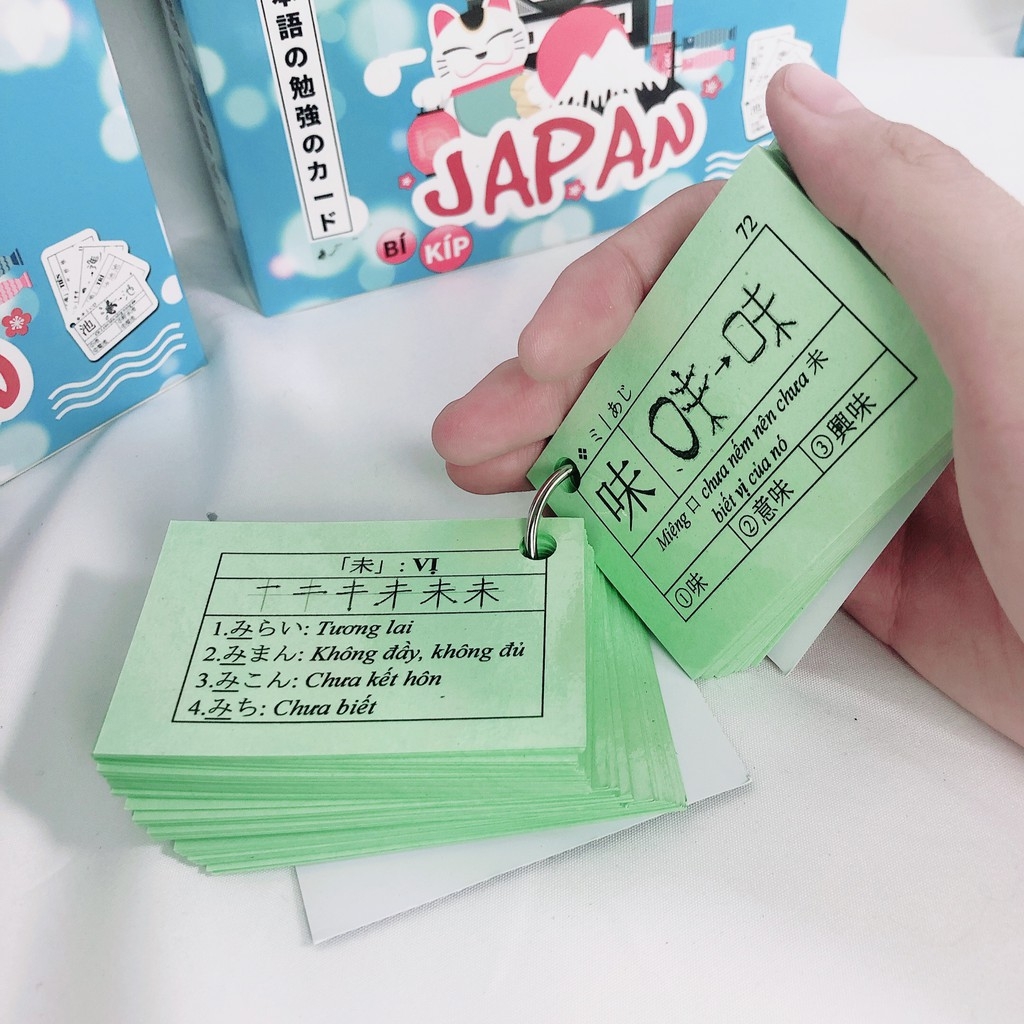 Thẻ Flashcard kanji N5