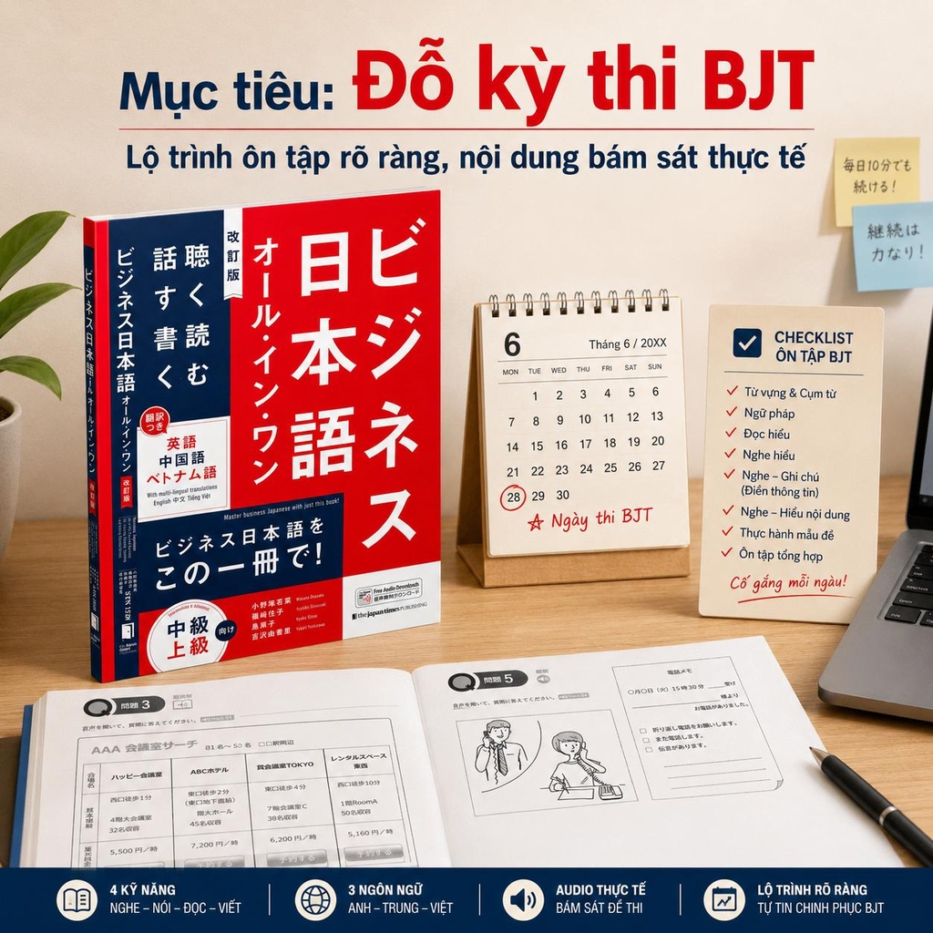 BJT all in one (nghe nói đọc viết)