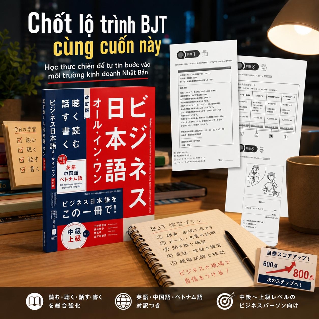 BJT all in one (nghe nói đọc viết)