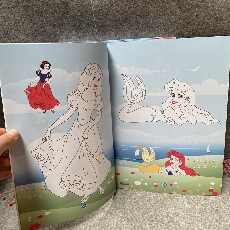 Trọn bộ 110+ tranh tô màu công chúa cực dễ thương dành cho bé tập tô