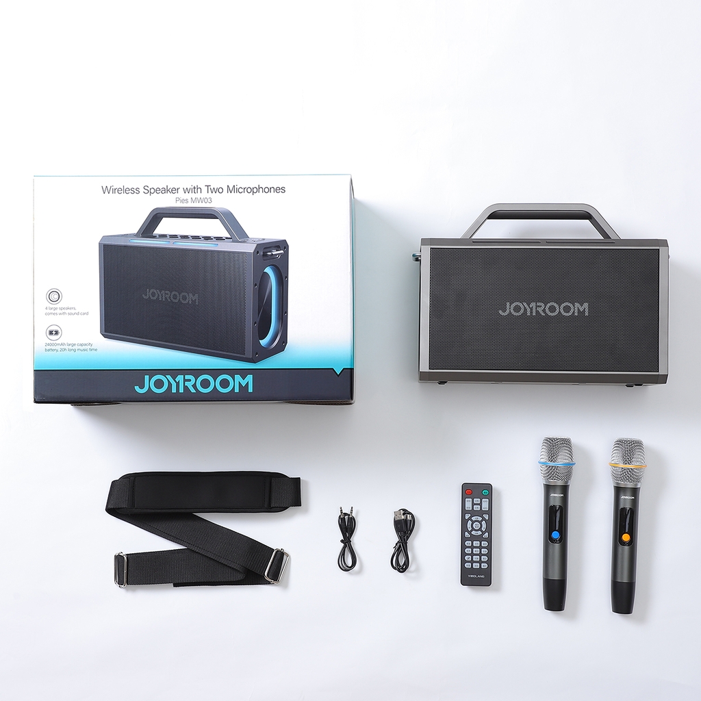 Loa không dây bluetooth Joyroom MW03 150W karaoke speaker kèm mic hát