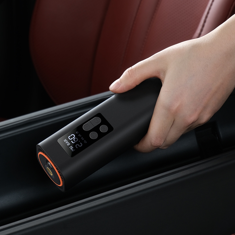 Máy bơm lốp xe thế hệ mới Baseus Super Mini Inflator Pump (12V/0.2 ~150PSI, 30L/min, LED Display, Portable Car Pump)