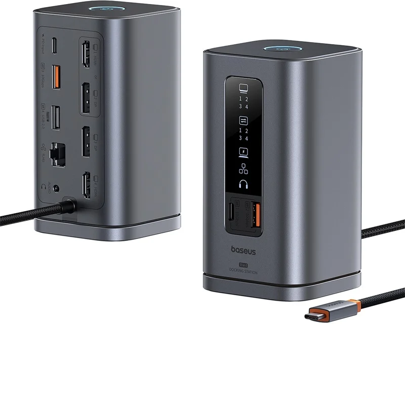 Hub Mở Rộng Đa Năng Baseus Spacemate Series 11-in-1 Docking Station WIN Version ( xuất 3 màn hình mở rộng MST cho Windows )