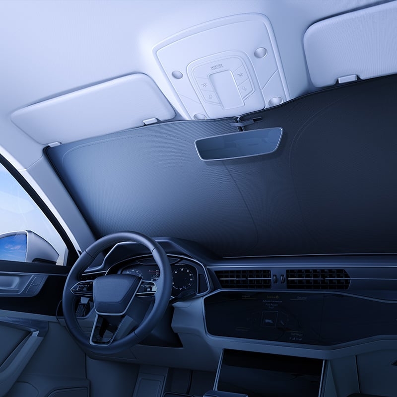 Dù Che Nắng Cửa Kính Trước Có Thể Xếp Lại Dùng Cho Xe Ô Tô Baseus GoTrip DT1 (Self-developed BSC Cooling Tech, >99.95% UV Blocking Rate, UPF2000+ Sun Protection)