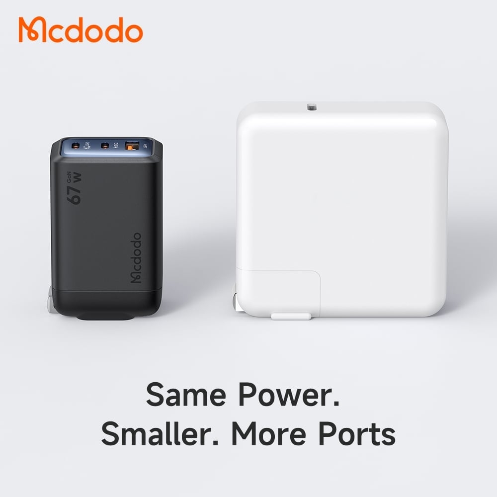 Củ Sạc Nhanh MCDODO Gana series CH-098 67W (2*Type-C +1*USB-A port)