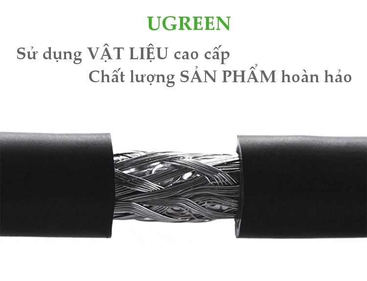 Cáp Displayport sang Displayport Ugreen hỗ trợ 2K*4K@60Hz 28AWG DP102