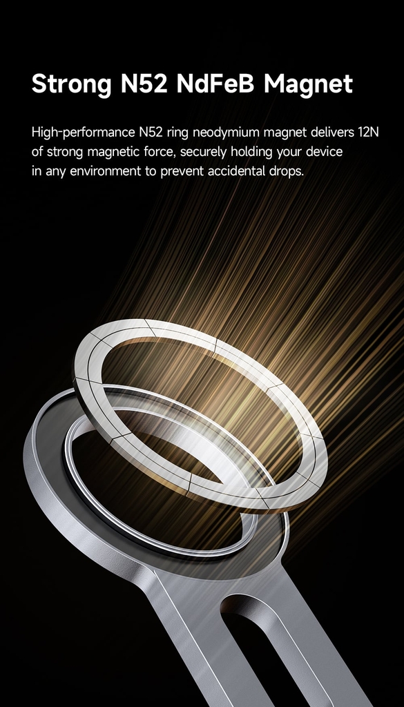 Đế Giữ Điện Thoại Từ Tính Để Bàn MCDODO TB-621 (Strong N52 NdFeB Magnet, Compact, Foldable, Effortless)
