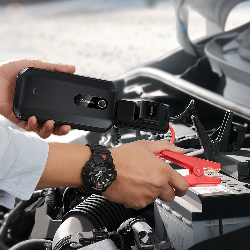 Bộ Kích Nguồn Baseus Super Energy Air Car Jump Starter (10000mAh, Peakcurrent 1000A）
