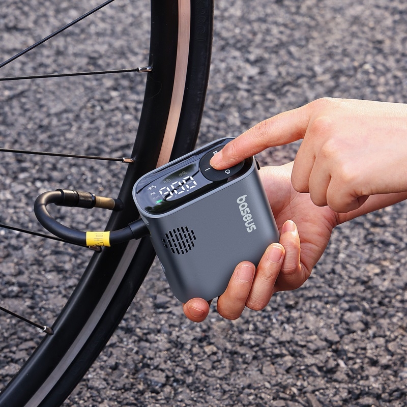 Bơm Lốp Xe Đạp Baseus PrimeTrip Series Portable Bike Pump (1750mAh)