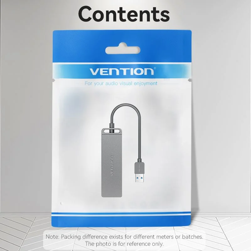 Hub Mở Rộng Kết Nối Đa Năng VENTION CHL (USB3.0 to USB3.0*4, with Power Supply) 0.15M