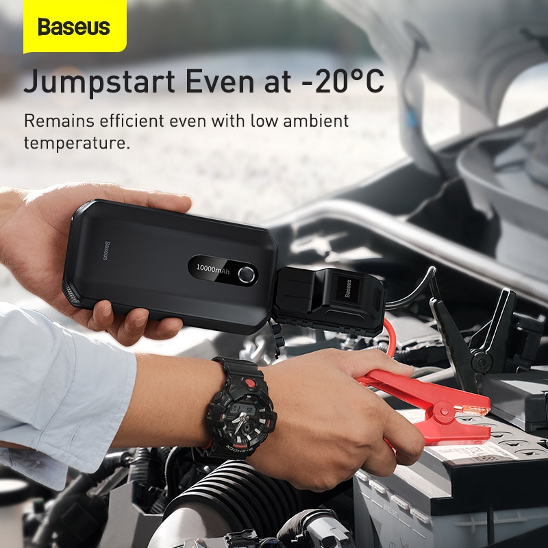 Bộ Kích Nguồn Baseus Super Energy Air Car Jump Starter (10000mAh, Peakcurrent 1000A）