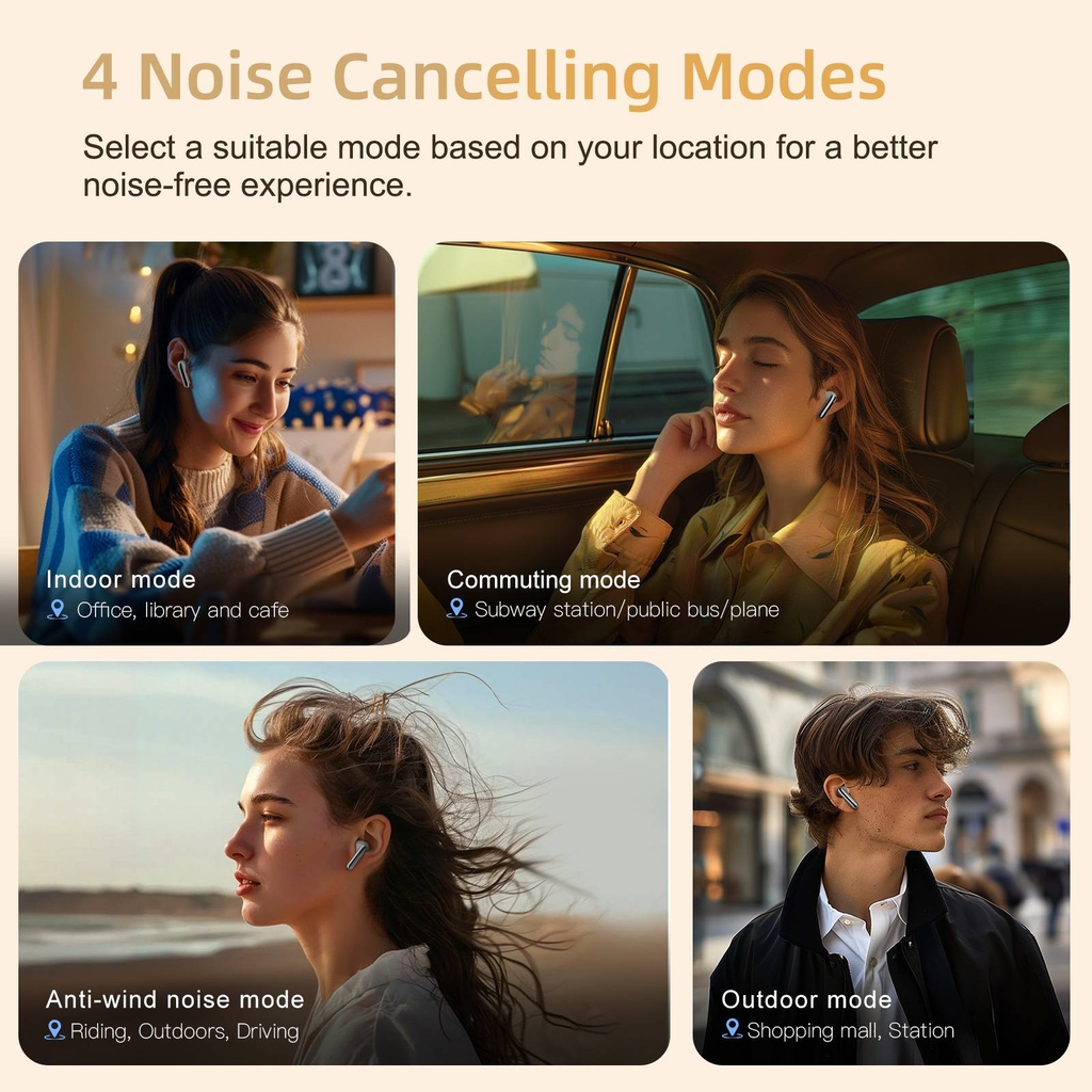 Tai Nghe Không Dây TWS QCY Melobuds Pro ANC (Bluetooth v5.3, 8.5H, LDAC, Hi-Res Audio, ENC)