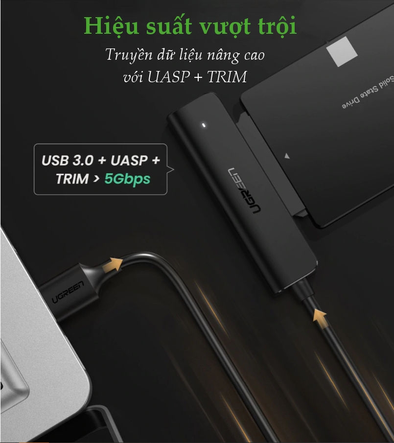 UGREEN USB-A to 2.5-Inch SATA Converter 50cm CM321