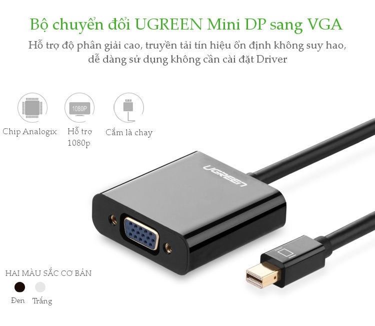UGREEN Mini DP to VGA Converter MD113 10459