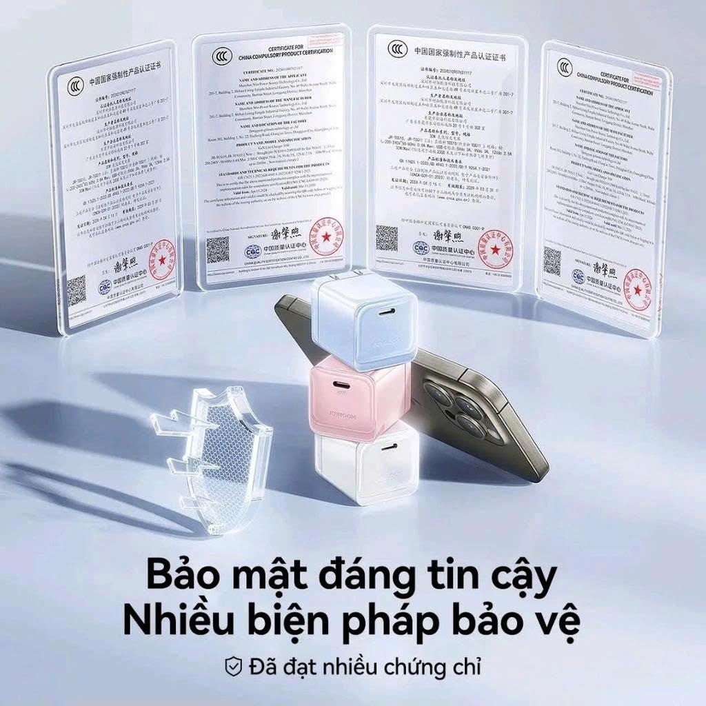 Củ Sạc Nhanh JOYROOM JR-TG1 30W PD/QC – Thiết Kế Siêu Nhỏ Gọn