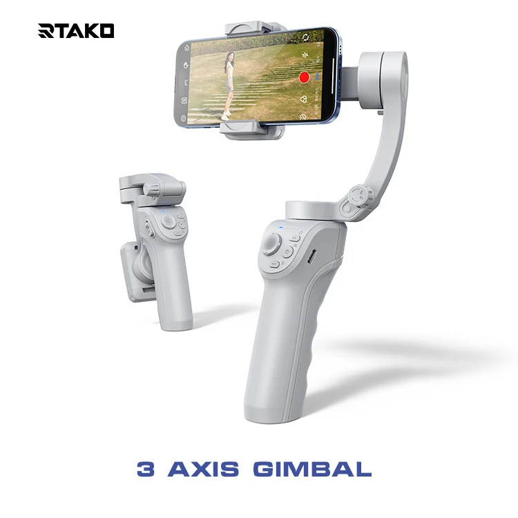 Tay Cầm Chống Rung Mini RTAKO Three-Axis Gimbal Stabilizer (3600mAh)