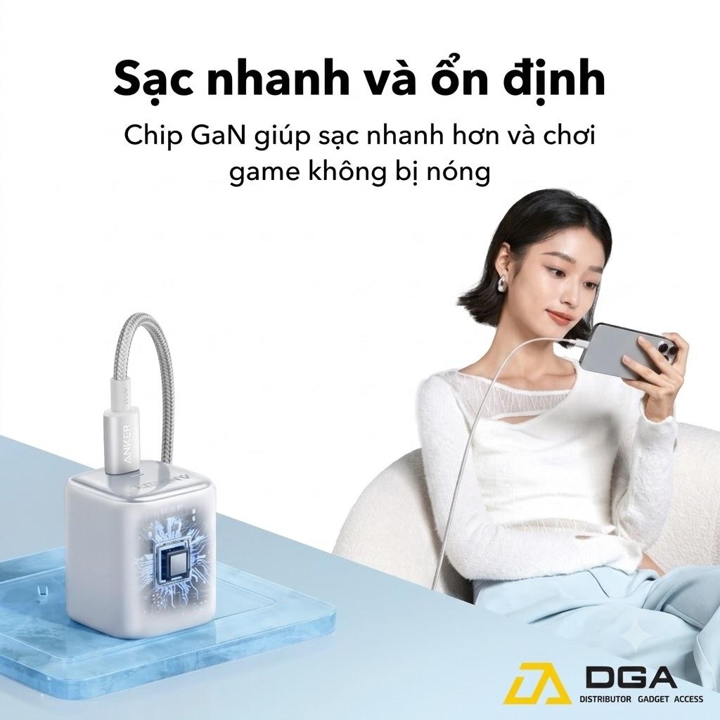 Củ sạc Anker Zolo 1C 20W/30W - A2699 - A2698