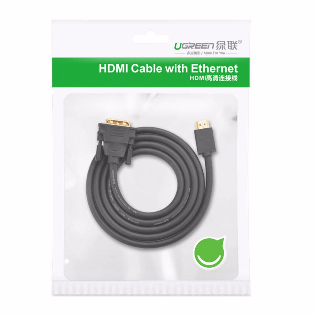 Cáp chuyển HDMI ra DVI  UGREEN cable HD106