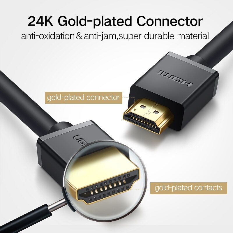 Cáp HDMI Ugreen cao cấp hỗ trợ Ethernet xuất hình ảnh 4K*2K