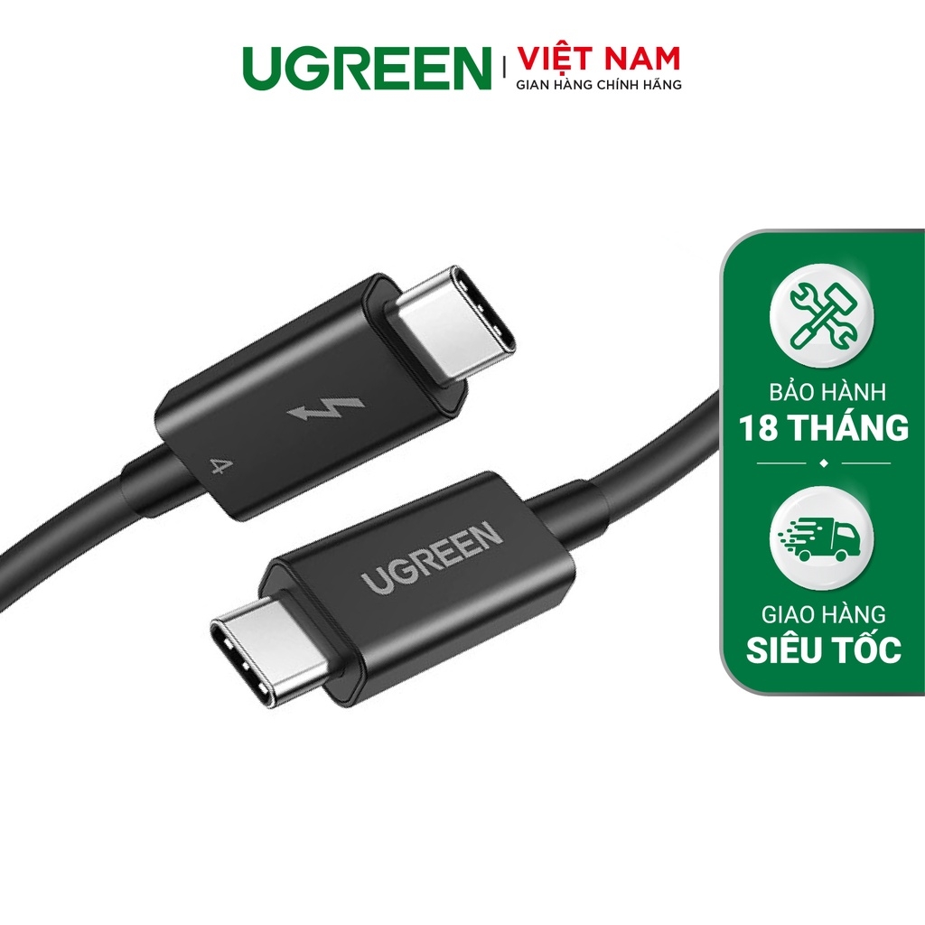 UGREEN Thunderbolt 4 Type C Male To Male 40Gbps 100W Cable US501