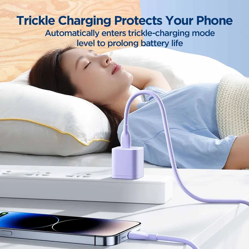Cáp sạc Joyroom SA29 Colorful Series 30W Liquid Silicone Fast Charging Cable (Type-C to Lightning)
