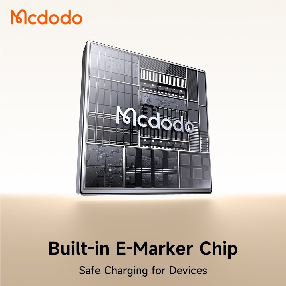 Cáp Tự Ngắt C to C MCDODO CA-668 100W (1.2m, Auto Power Off, with Breathing Light, 480Mbps)