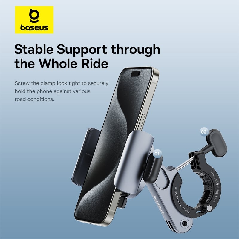 Giá Đỡ Điện Thoại Kẹp Dành Cho Xe Đạp Baseus PrimeTrip Series