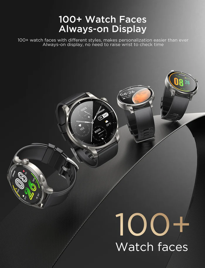 Đồng hồ thông minh Joyroom Venture Series FV1 Smart Watch (Answer/Make Call)-Sunset Grey