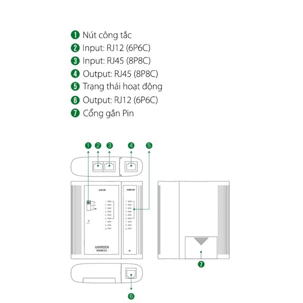 UGREEN Network Cable Tester