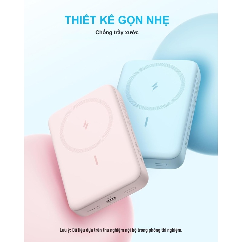 Sạc dự phòng không dây Anker Zolo 30W 10000mah A1684 - Chính hãng VN