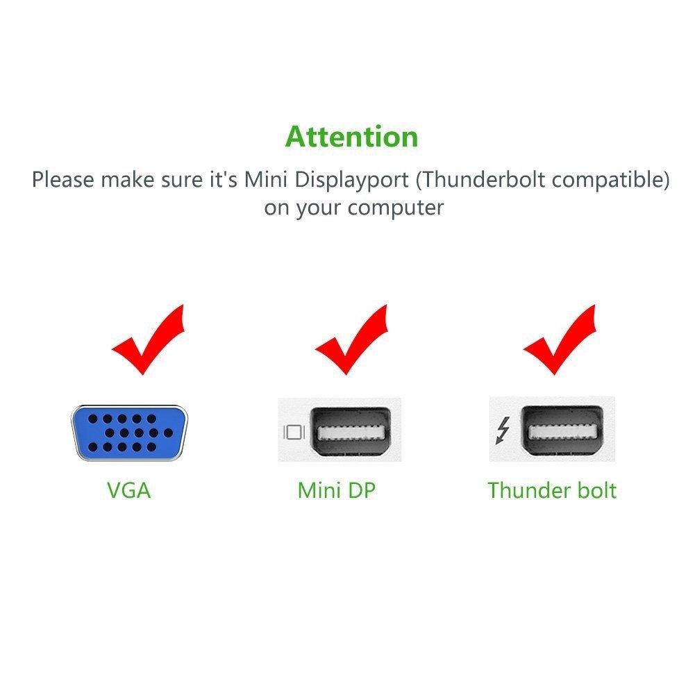 UGREEN Mini DP to VGA Converter with Audio  MD107 10437